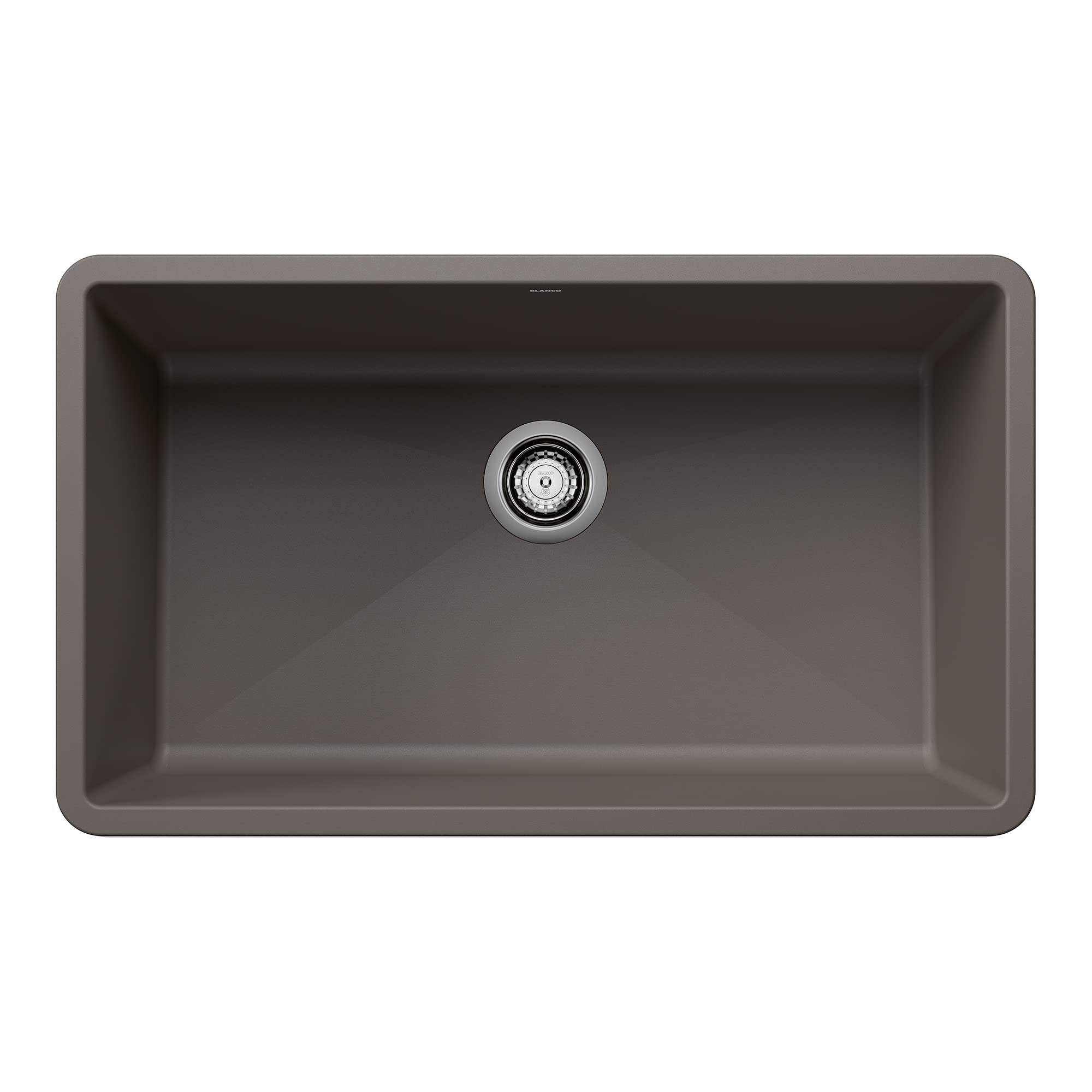 BLANCO 443121 PRECIS SILGRANIT Super Single Undermount Kitchen Sink 32 L X 19 W - Volcano Gray