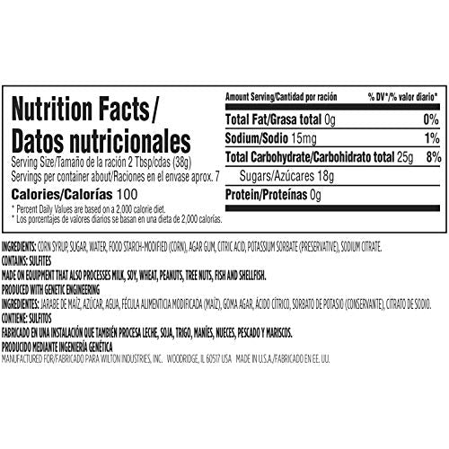 Wilton 704-9987 Clear Piping Gel 10 Oz(283 Oz), Packaging May Vary