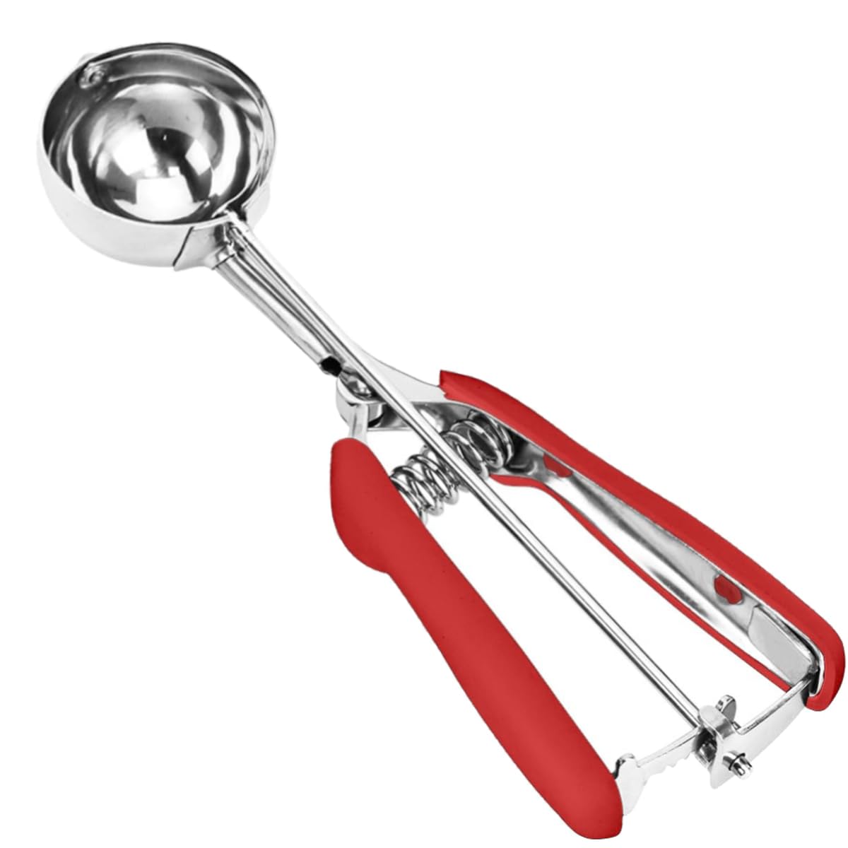 Ice Cream Scoop, 18/8 Stainless Steel Cookie Scoop, Cookie Scoops for Baking, 4 Tbsp/ 60 ml/ 2 oz Cookie Dough Scoop, Ice Cream 