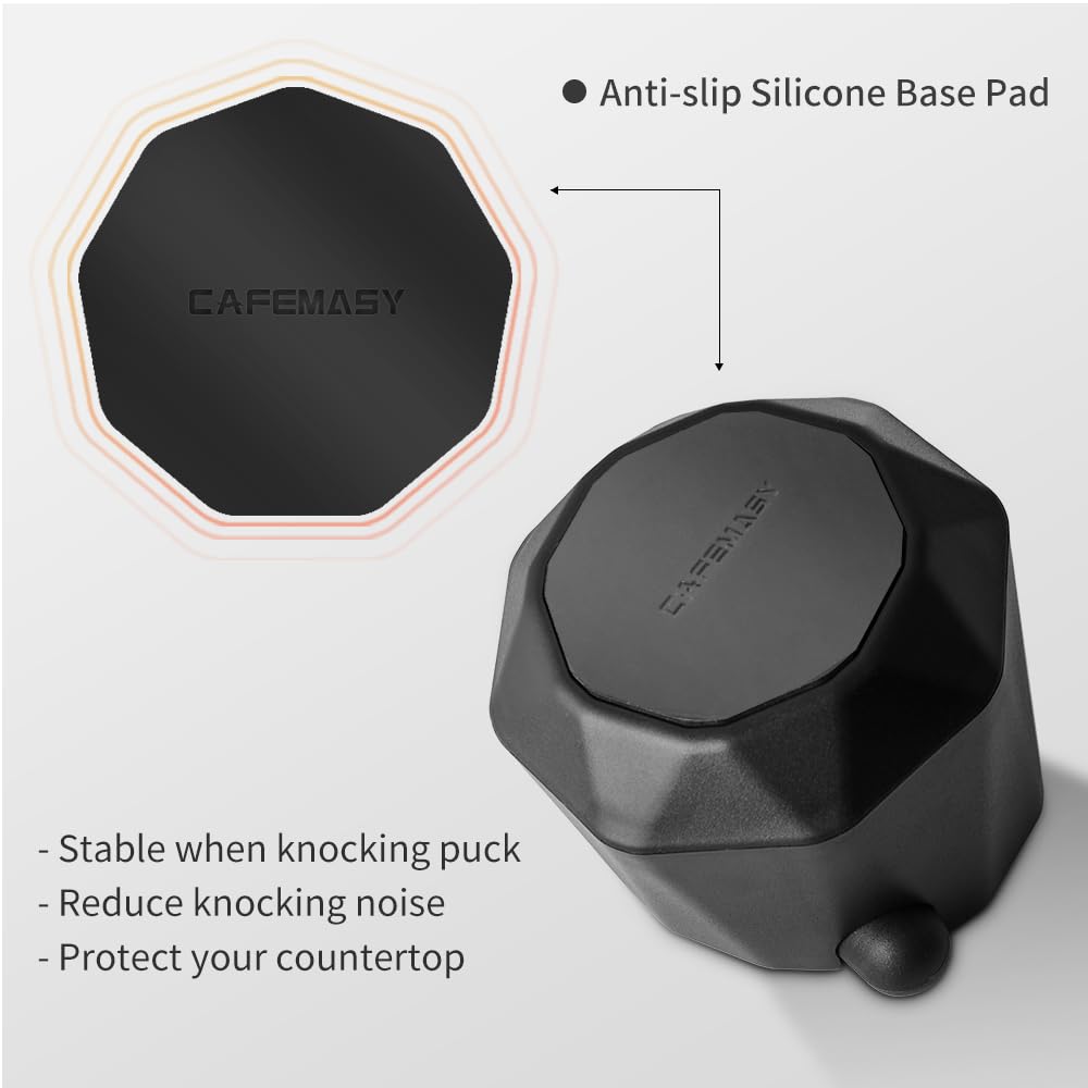Coffee Knock Box Espresso Grounds - Cafemasy Home Use Epsresso Accessories Unique Design Diamond Shape Mini Knock Box With Espre
