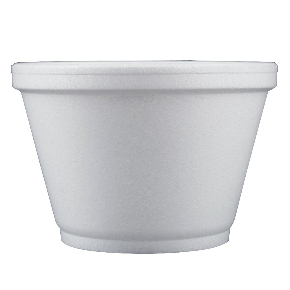 Dart Foam Food Containers, White, 2.3'' X 12'' X 20''
