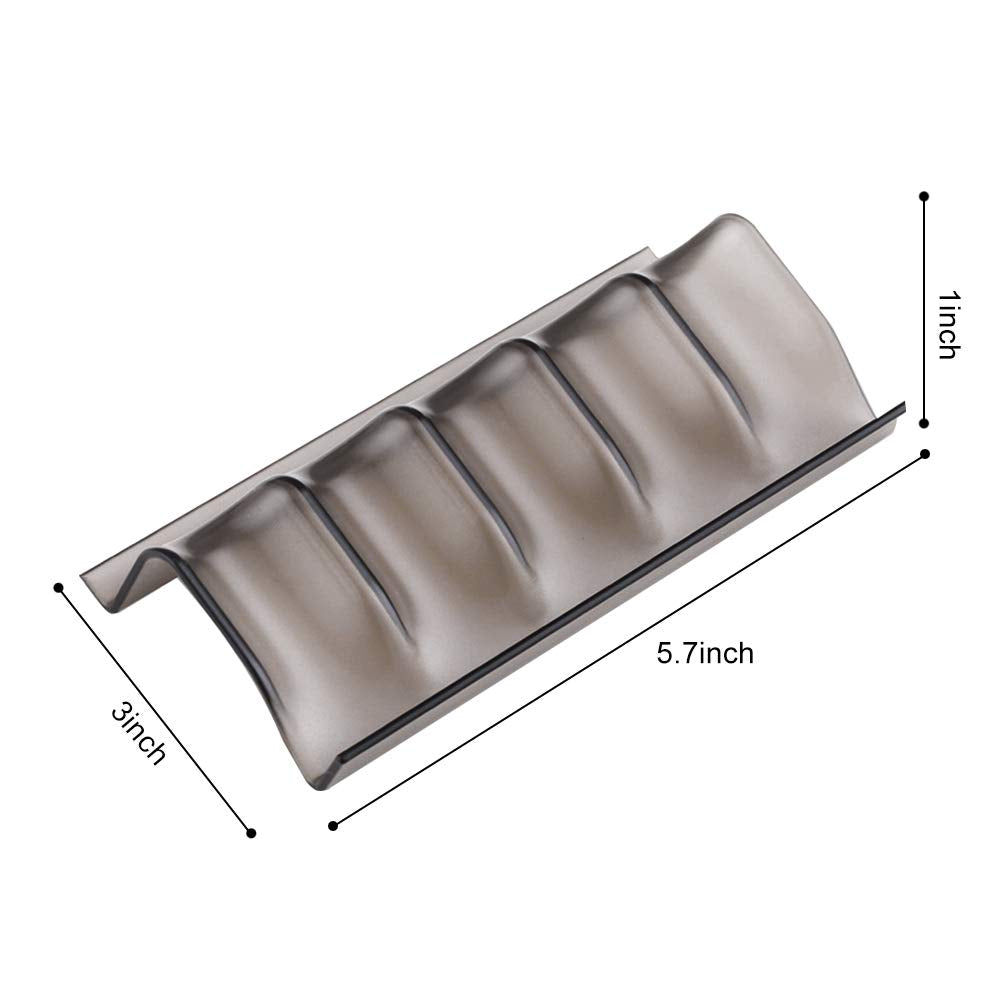 Vankcp 8 Pcs Essential Oils Storage Shelf, Black Oils Storage Racks Drawer Organizer with Essential Oils Key Tool Spice Racks Ho