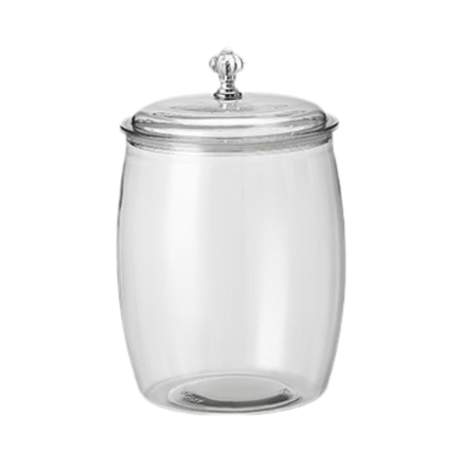 Heavenglow Clear Canister Coffee Bean Kitchen Food Container For Cereal Loose Tea Beans 3.5L