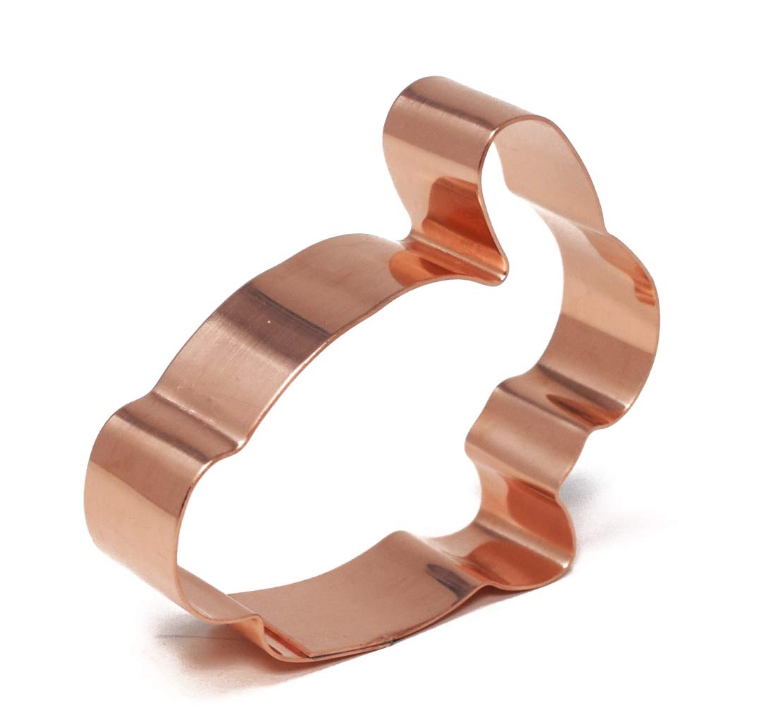 Simple 3 Inch Easter Bunny Cookie Cutter