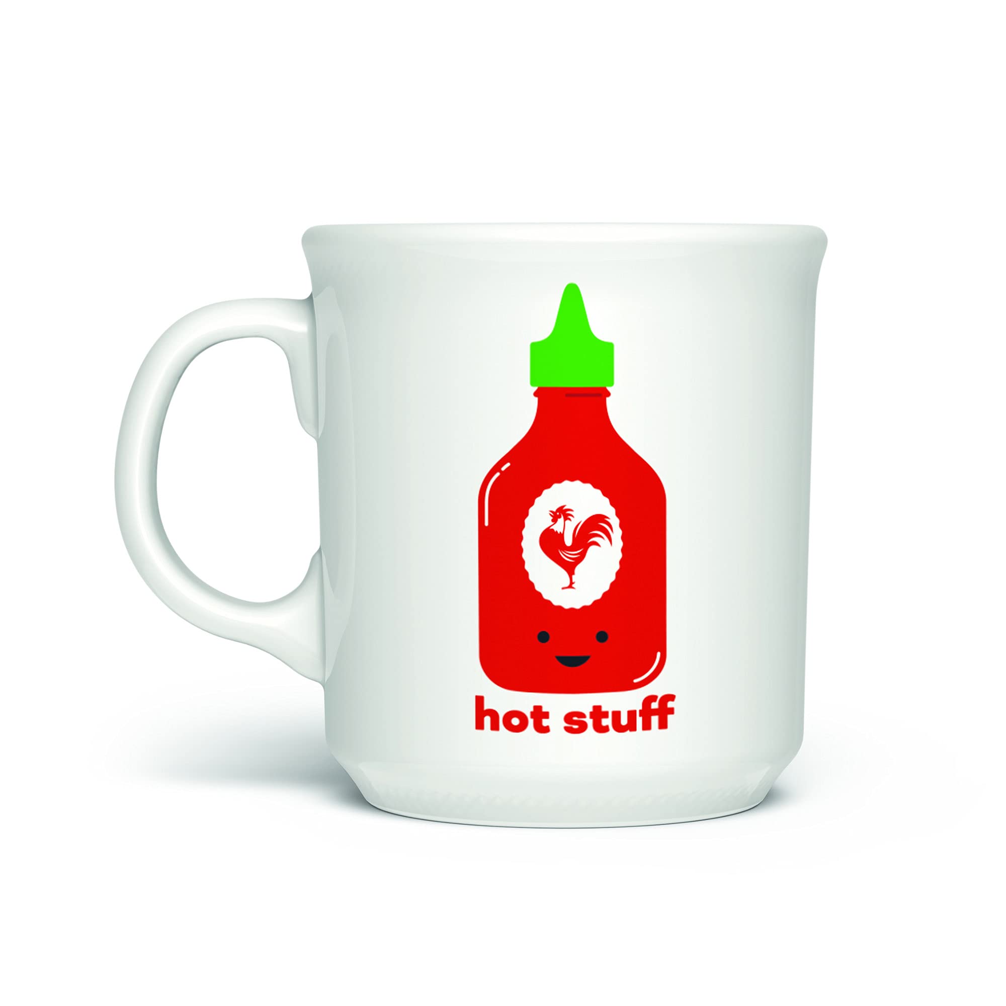 Genuine Fred Say Anything Mug, Hot Stuff, 16-Ounce Ceramic Mug, Dishwasher Safe