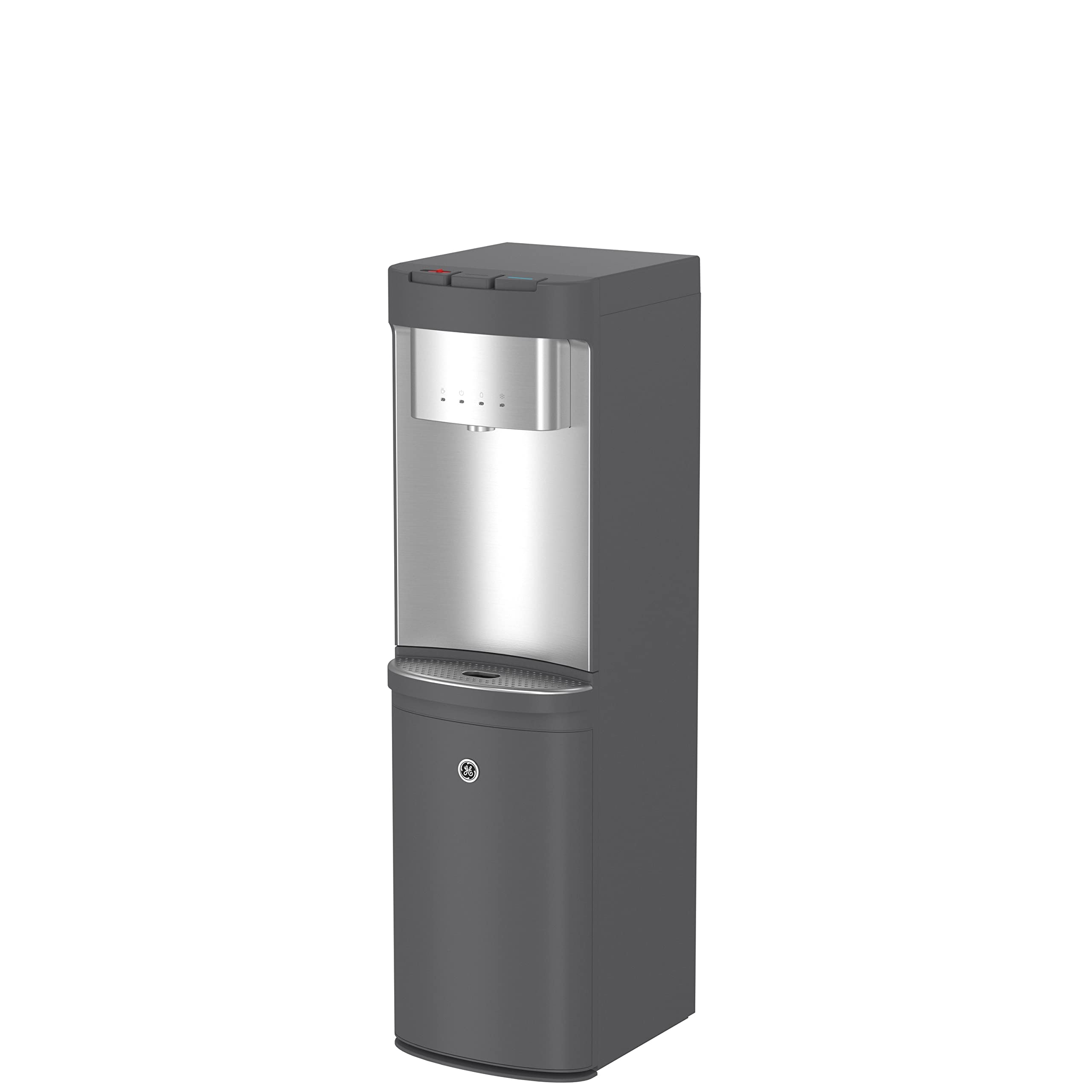 GE Bottom-Loading Tri-Temperature Water Dispenser | 5 Gallon Water Cooler for Home or Office | 3 Temperature Settings | Taller 1