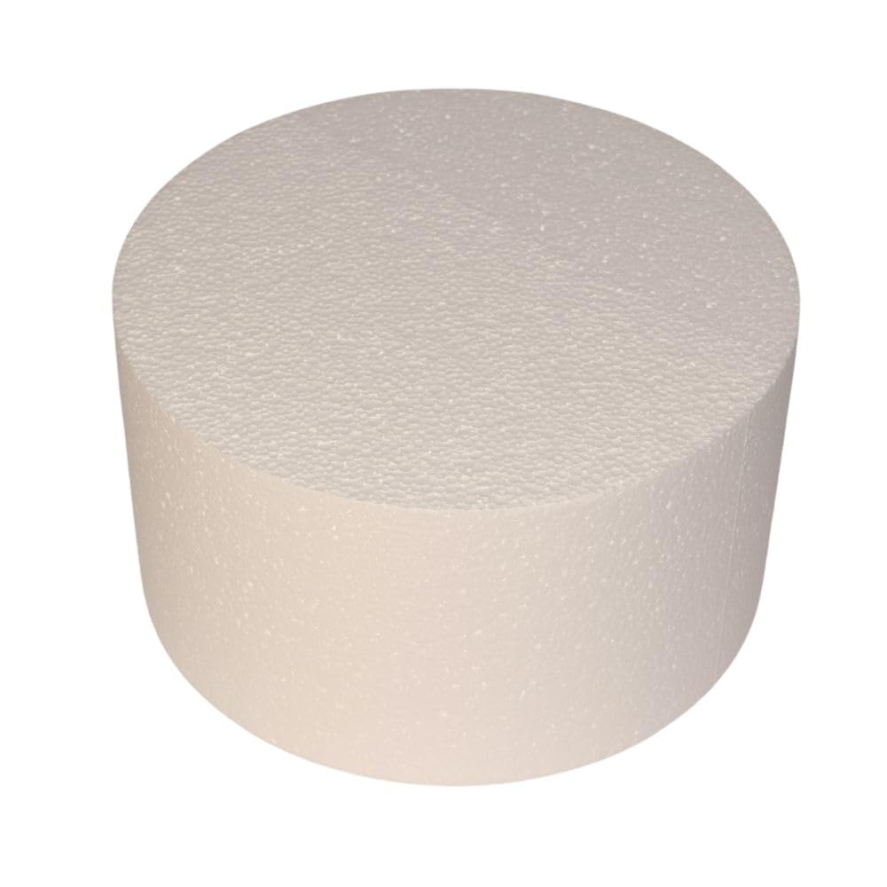 Oasis Supply Dummy Round Cake, 9 x 5, White