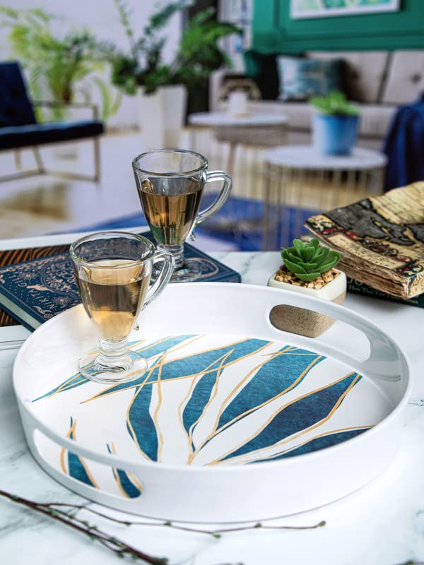 Goodhomes Melamine Round Serving Tray Mt245