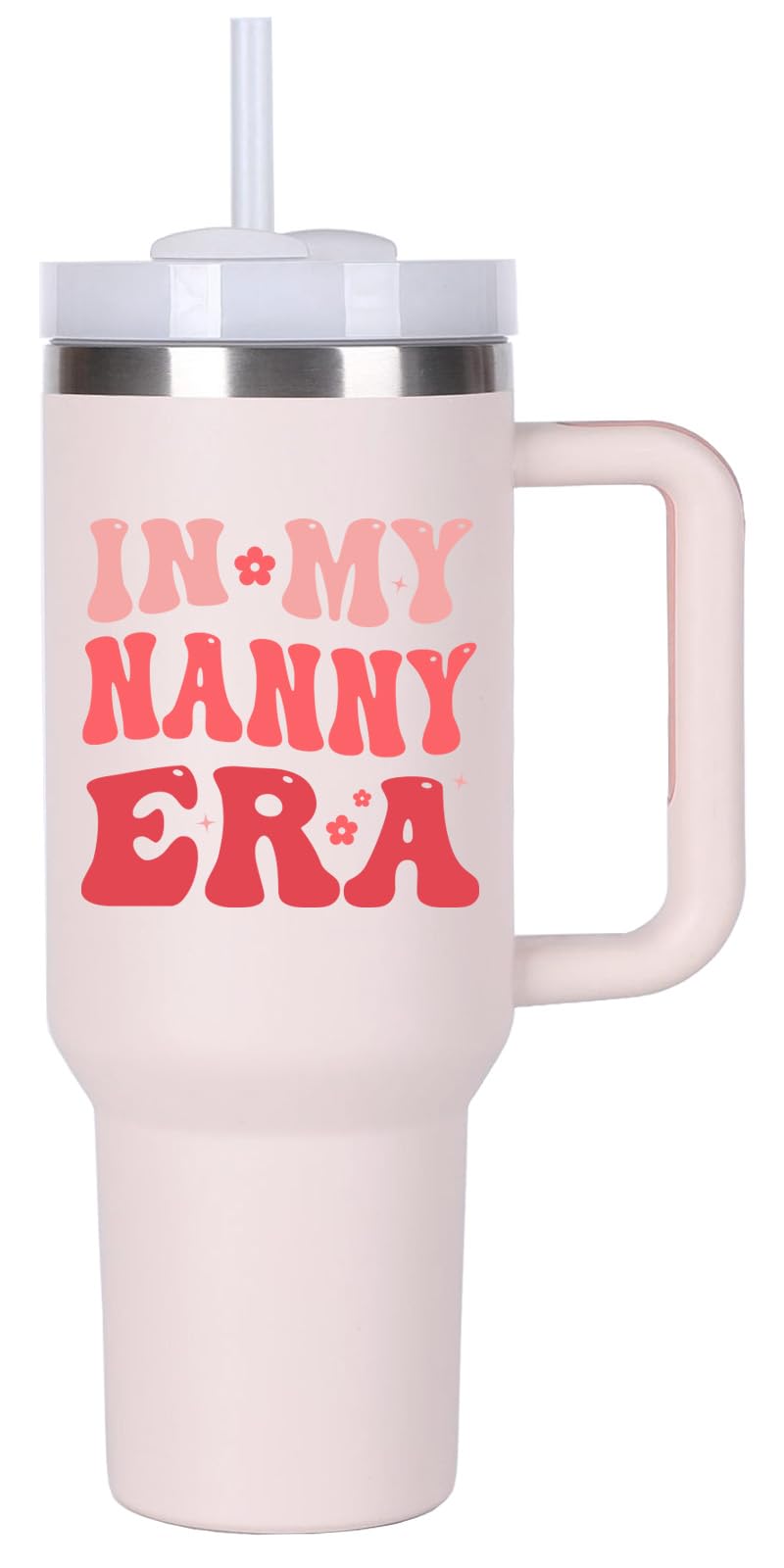 momocici Nanny Gifts Ideas for Grandma.40 oz In My Nanny Era Tumbler with Handle.Nanny Gift.Nanny Cup.Nanny Tumblers.40 oz Birth
