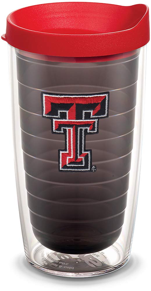 Tervis Made In Usa Double Walled Texas Tech University Red Raiders Insulated Tumbler Cup Keeps Drinks Cold & Hot, 16Oz, Primary