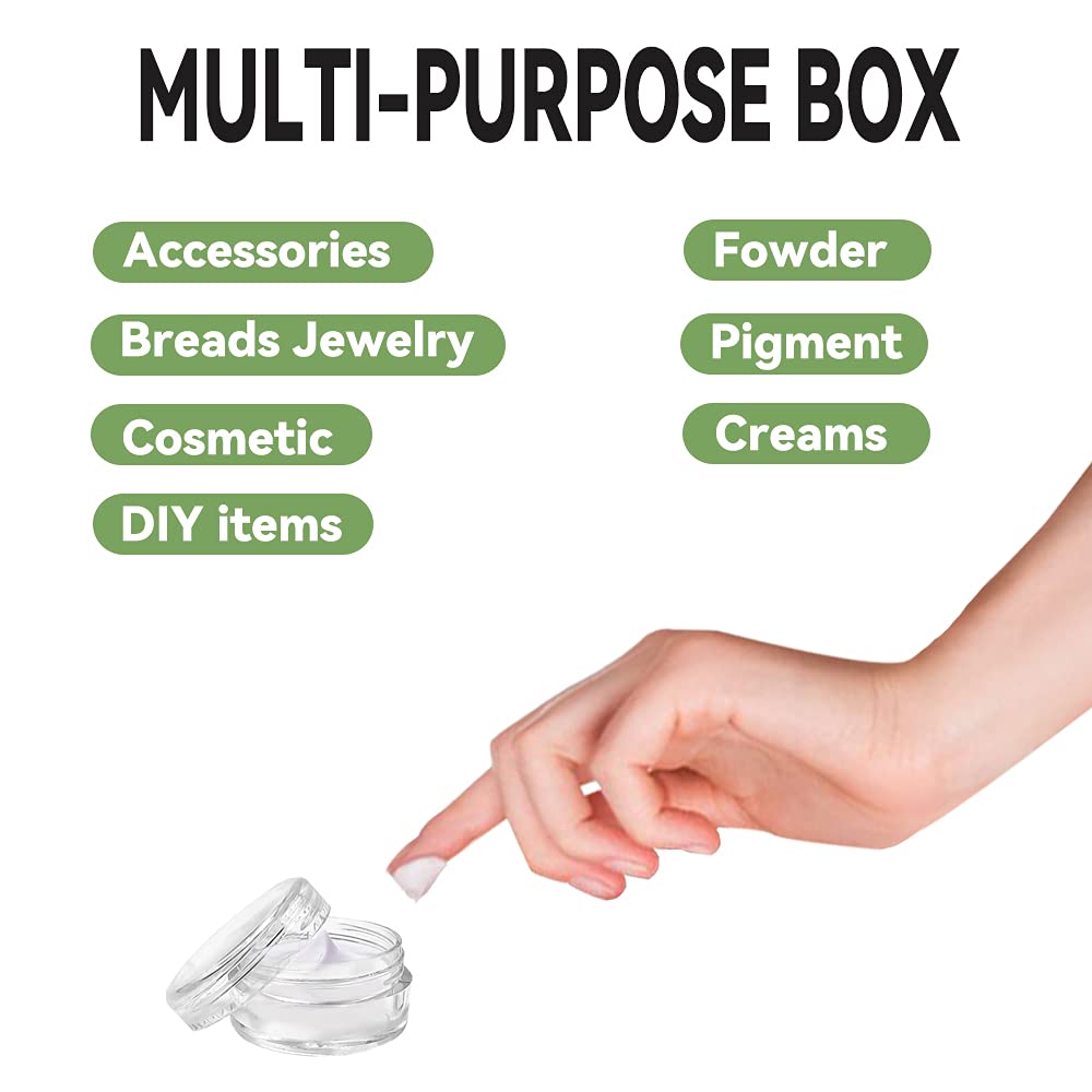 Grams Containers 55Pcs 5 Grams Sample Containers With Lids And Labels, Small Little Min ...