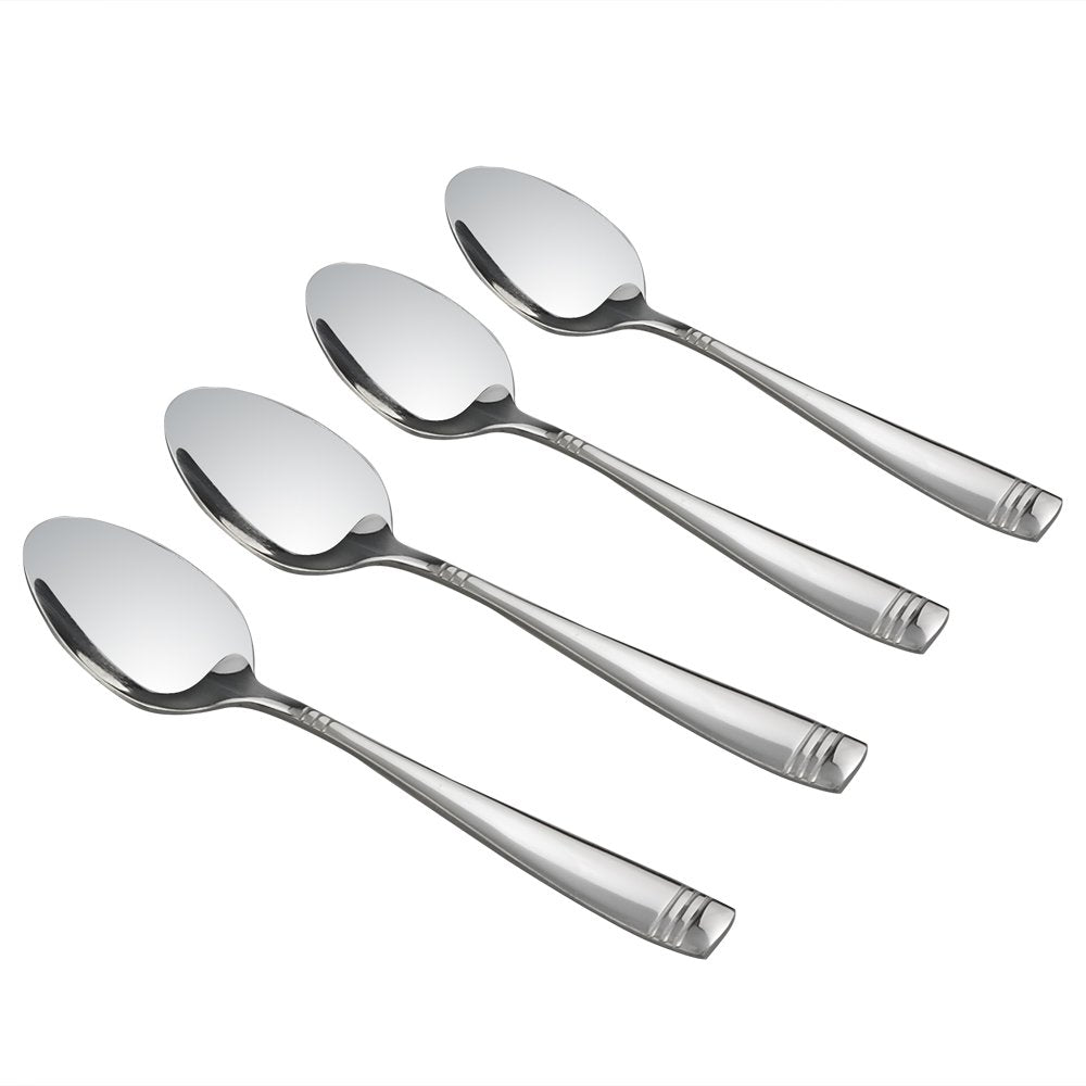 Obstnny Stainless Steel Dinner Spoons, 8-Inch, Set Of 12