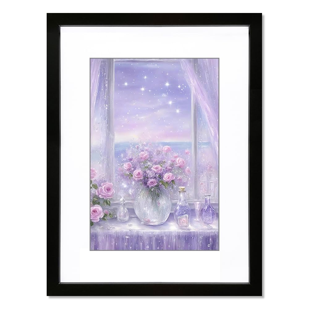THREELOVE 20x28 Frame Black, Display Picture 16x24 with mat or 20x28 Without mat, Photo Poster Picture Frame Wall Mounting Home 
