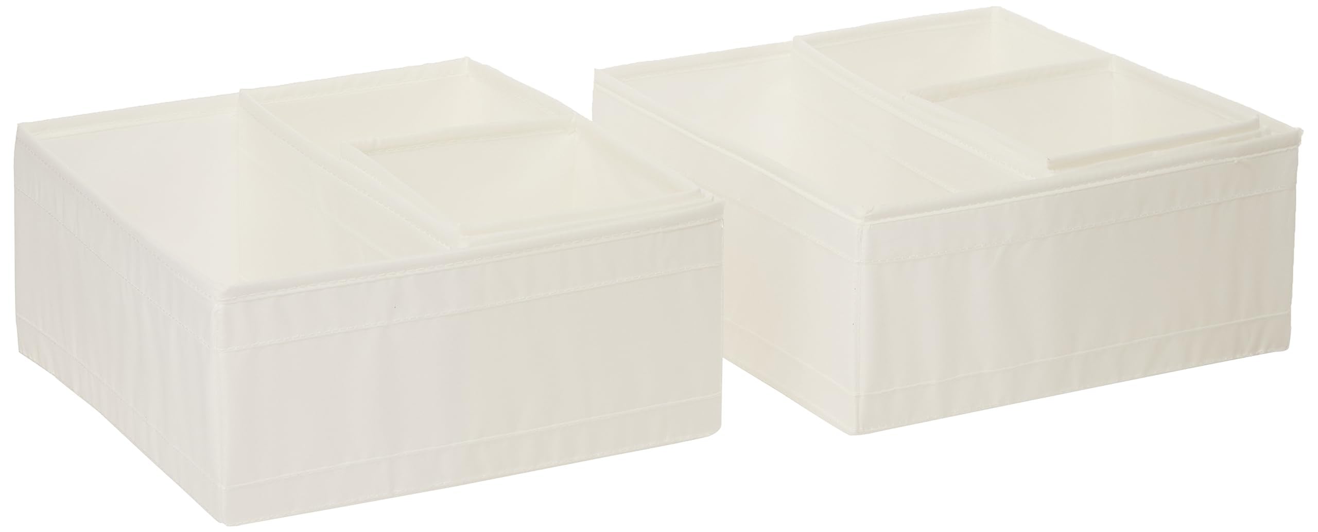 Ikea Drawer Storage Organizer Box Bin Tote White (6 Piece)