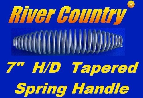 River Country Heavy Duty 7'' Spring Handle For Bbq Grills, Smokers, Wood Stoves