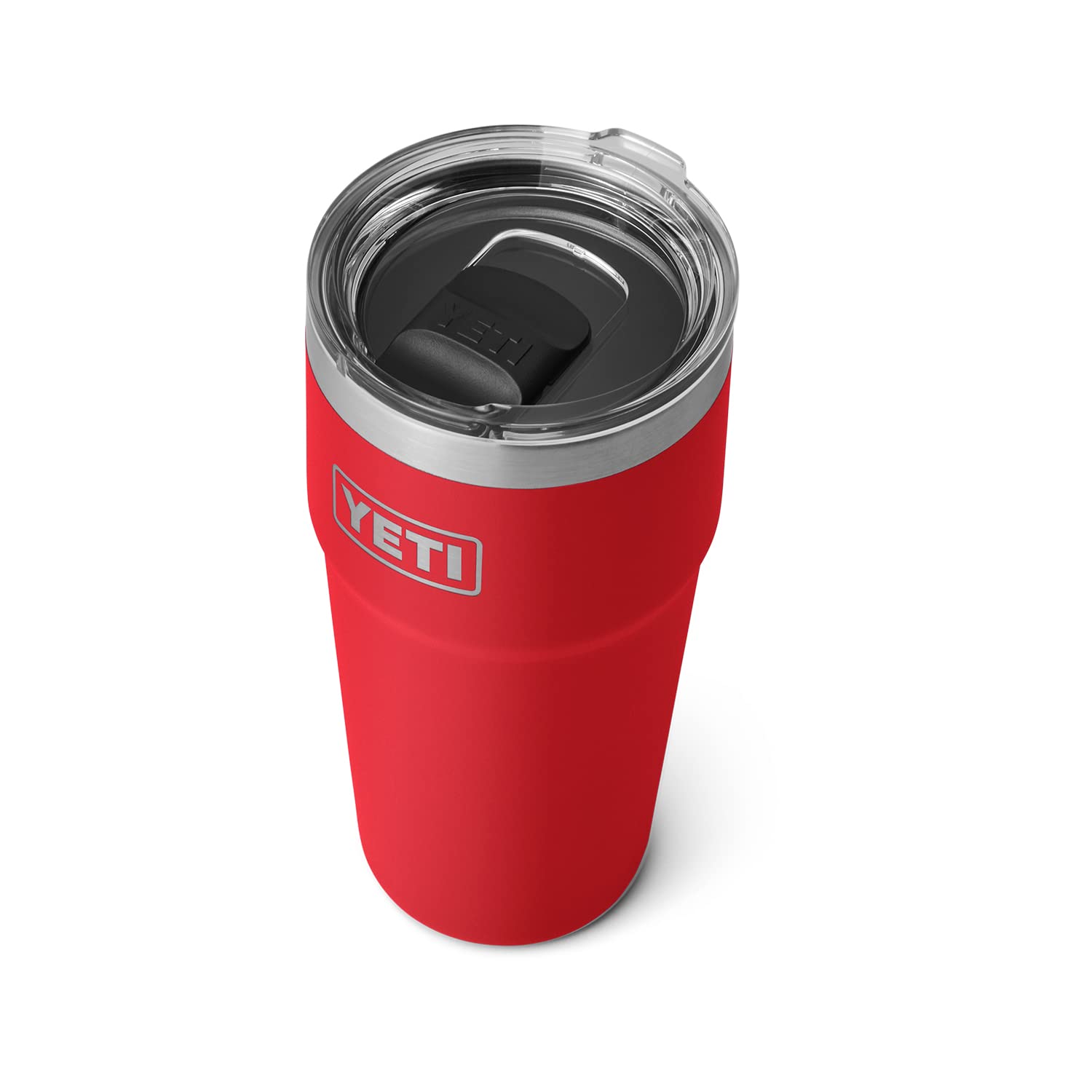 Yeti Rambler Stackable Pint, Vacuum Insulated, Stainless Steel With Magslider Lid, Rescue Red
