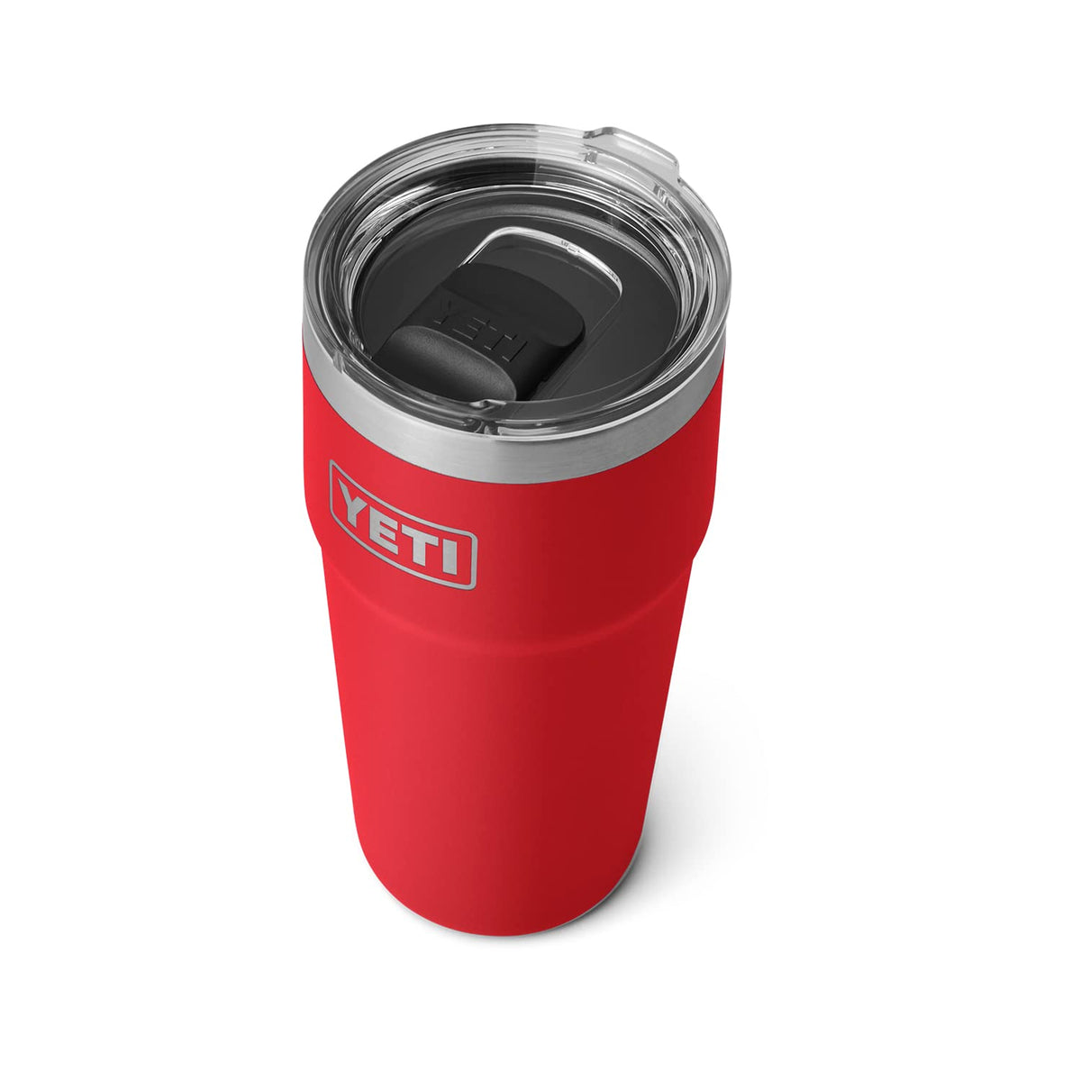 Yeti Rambler Stackable Pint, Vacuum Insulated, Stainless Steel With Magslider Lid, Rescue Red