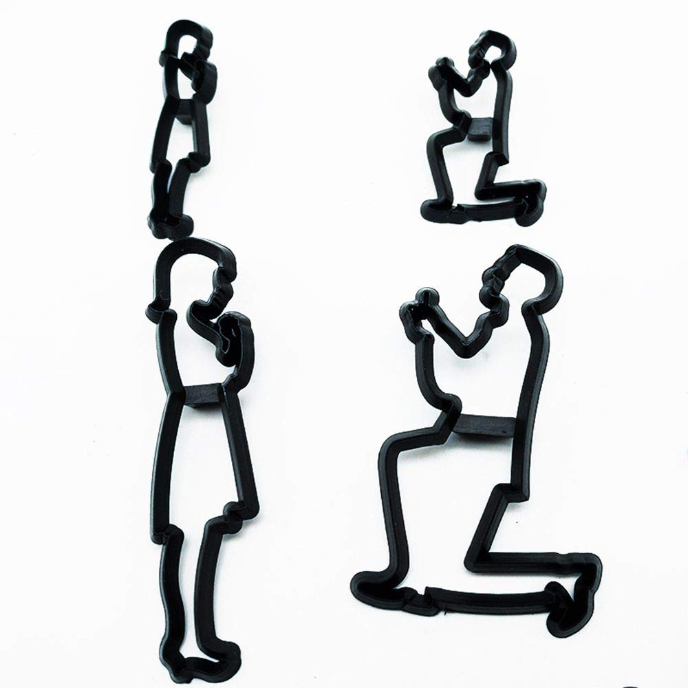 Eorta Set Of 9 Fondant/Cookie Cutter Couples Silhouette Gumpaste Flowers Sugar Craft Mold Cake Decorating Tools For Husband And