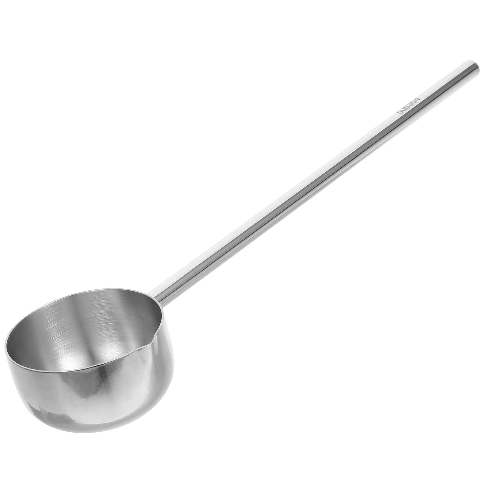 JECOMPRIS Stainless Steel Soup Ladle Long Handle Water Ladle for Kitchen Cooking Serving Soup Oil Dipping Home Restaurant Cantee