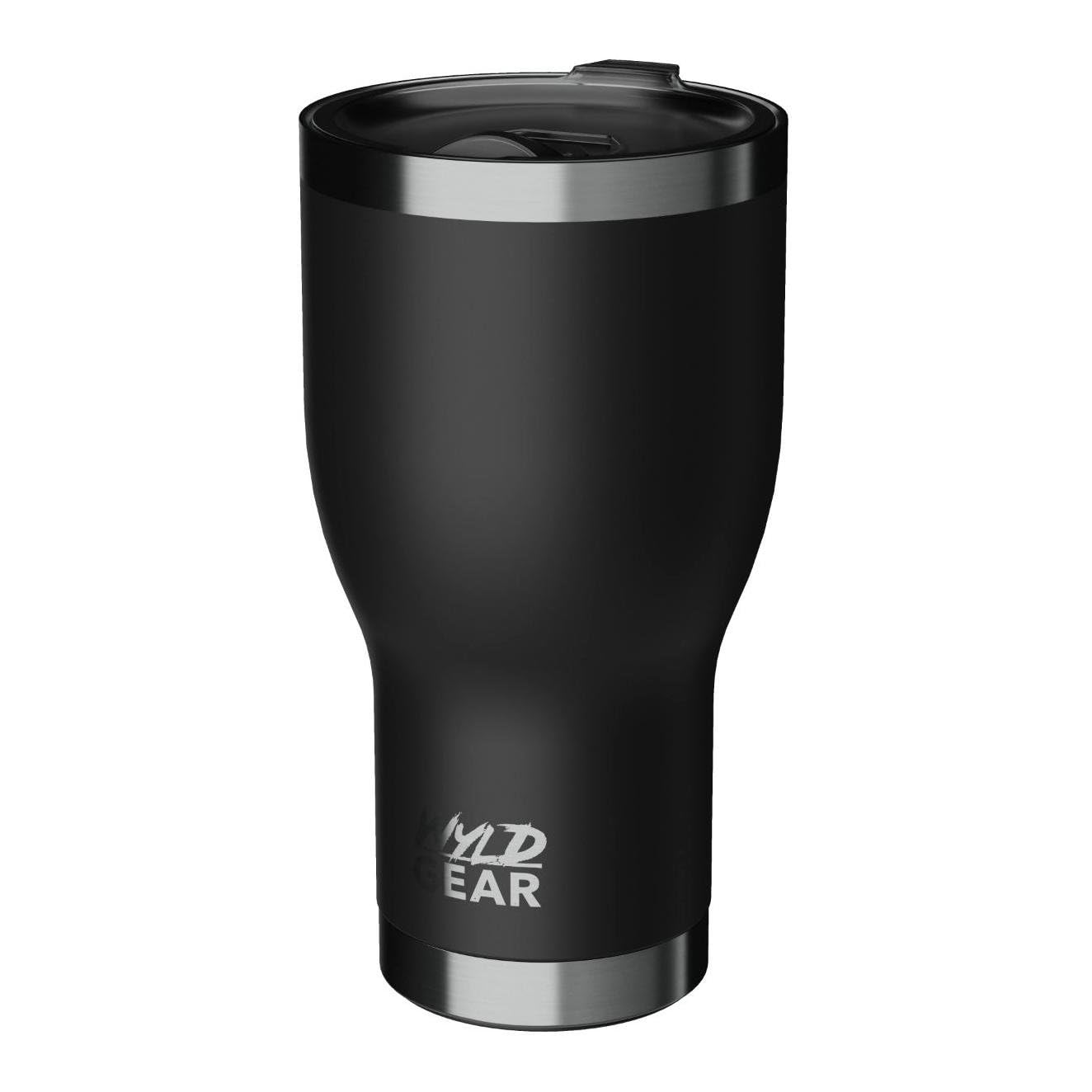 Wyld Gear Tumbler - Stainless Steel, Vacuum Insulated Travel Mug With Lid - 20Oz Black