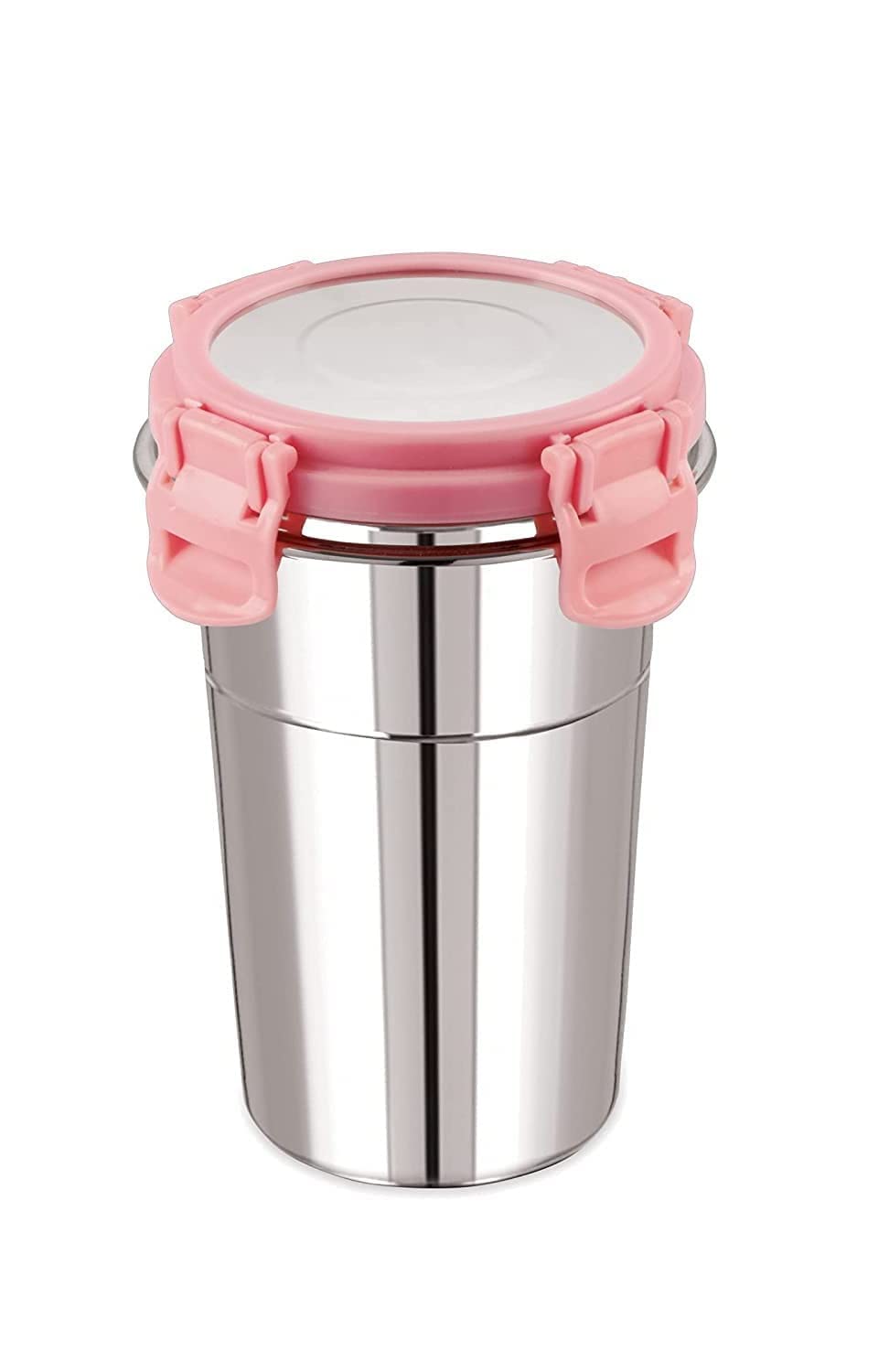 Stainless Steel Tumbler with Airtight Lid, 400ml LeakProof Steel Glass for Juice, Buttermilk, Milk, Water, Home, Office, Travel