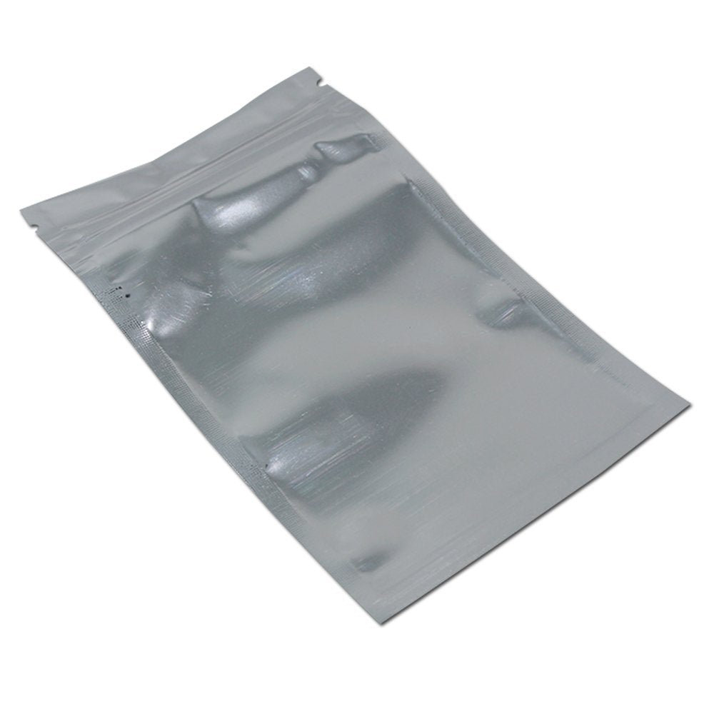 Pabck 100 Pack 3.5X6.29 Inch (Inside Size 3.1X5.1 Inch) Clear Front Resealable Heat Seal Bags For Zip Bulk Food Storage Lock Bag