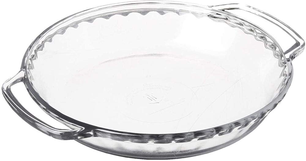 Anchor Hocking Oven Basics 9.5-Inch Deep Pie Plate, Clear, 1 Piece