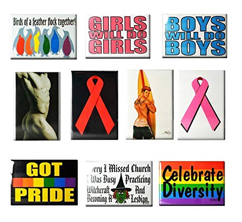 Gaysentials Magnet Pack #b - 10pcs, 9.5 Ounce