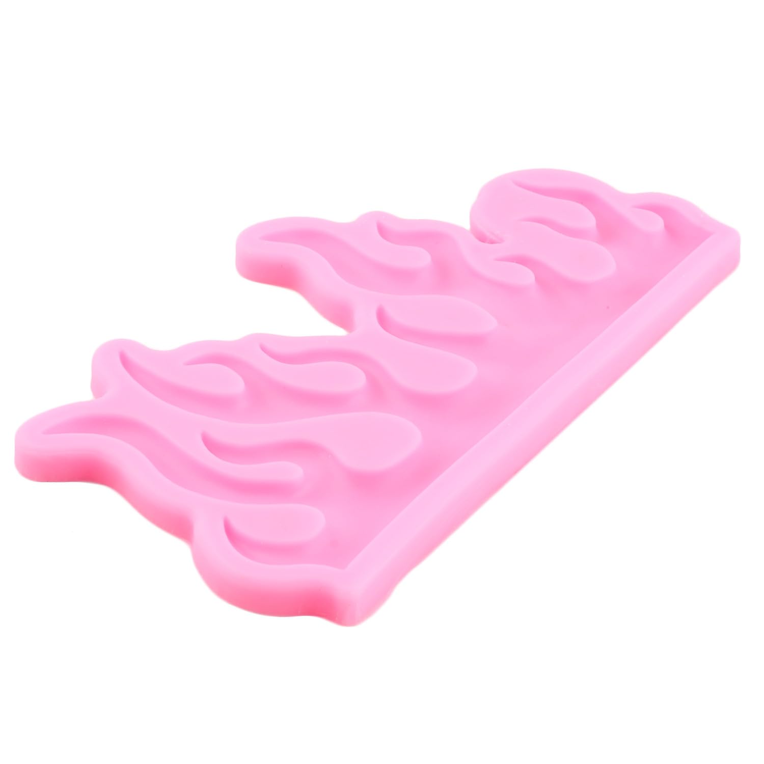 Zixiang Fire Flame Silicone Fondant Molds For Cake Decorating Cupcake Topper Polymer Clay Candy Chocolate Gum Paste Set Of 2