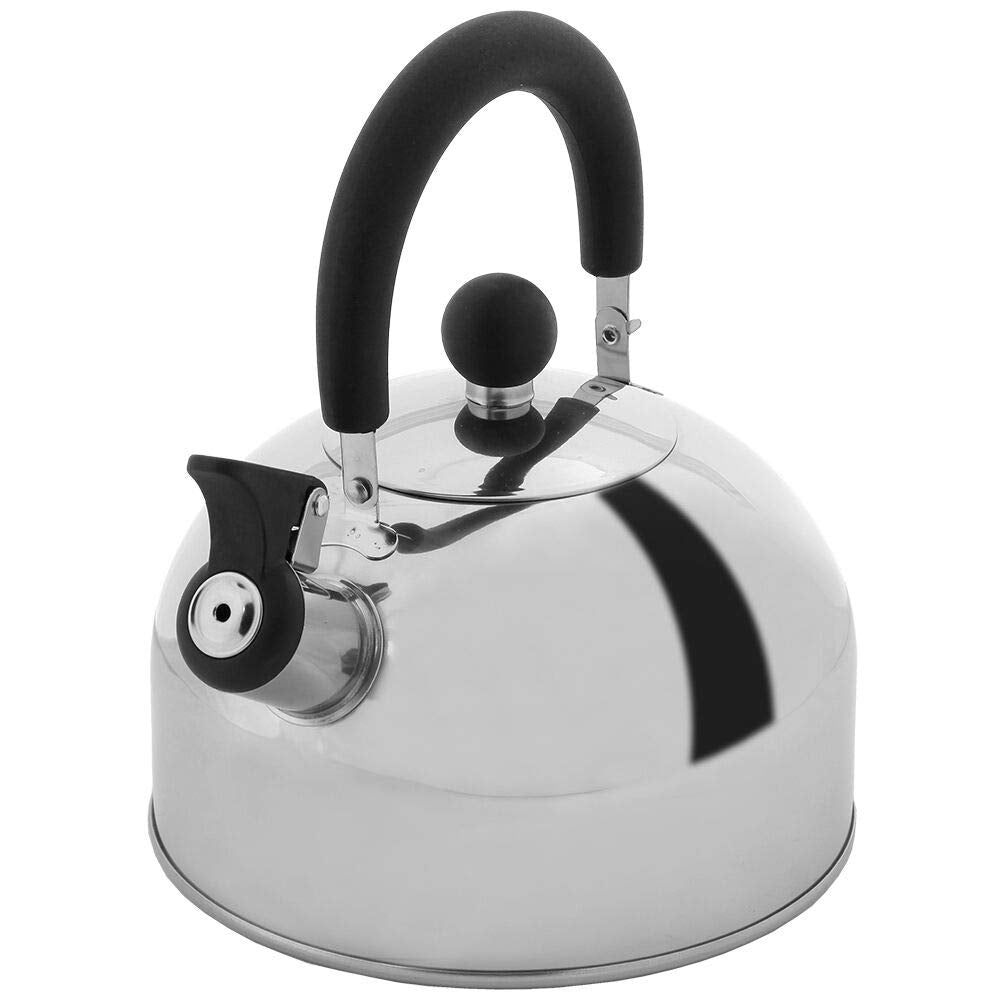 Lily'S Home 2 Quart Stainless Steel Whistling Tea Kettle, The Perfect Stovetop Tea And Water Boilers For Your Home, Dorm, Condo