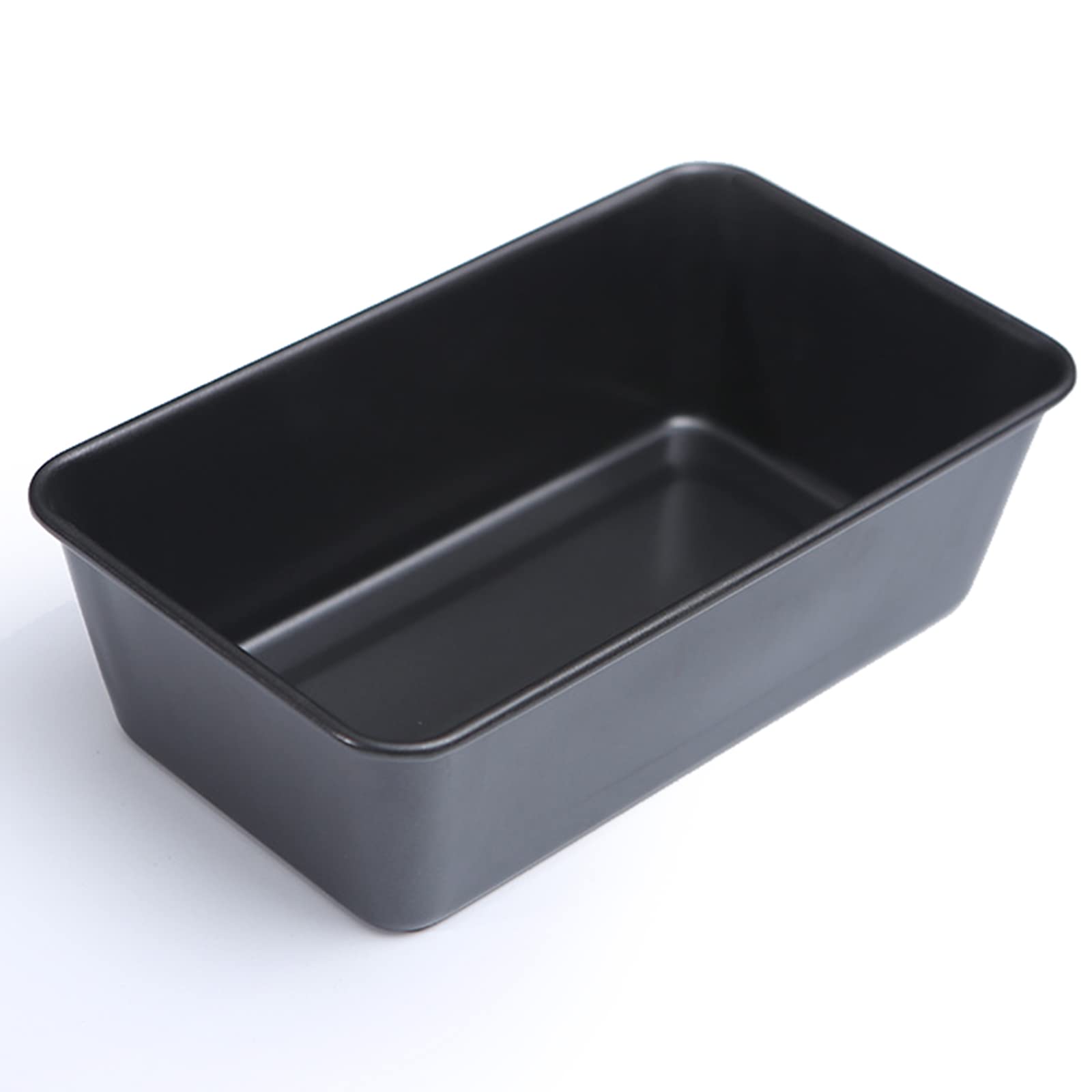Tosnail 4-Piece Non-Stick Carbon Steel Meatloaf Pan Set - Black, Model T-MeatloafPan