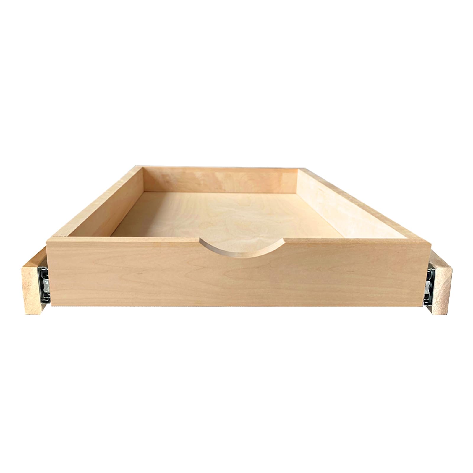 LuxursKingQYW NS Soft Close Cabinet Drawer Wood Pull Out Tray Drawer Box Kitchen Cabinet Organizer Cabinet Slide Out Shelf Woode