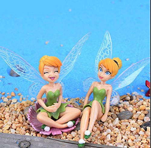 Chocozone 6PCS/Set Miniature Fairy Princess Garden Decor Home Decoration Mini Landscape Dolls for Girls
