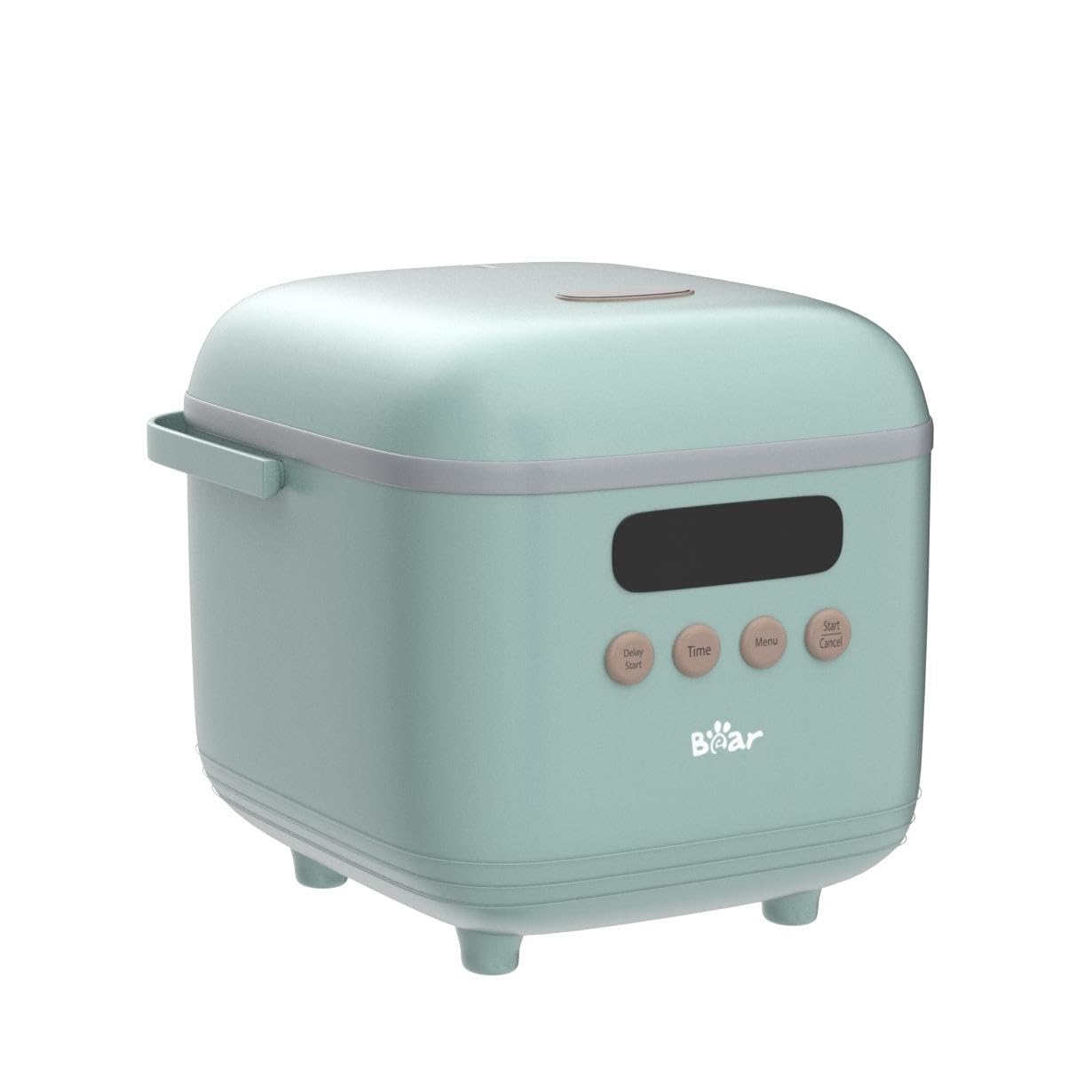 Bear Rice Cooker 4 Cups (UnCooked)  Rice Cooker Small  6 Cooking Functions  Advanced Fuzzy Logic Micom Technology  24 Hours Preset Keep Warm  for White/Brown Rice Quinoa Oatmeal Soup Cake  2L Green