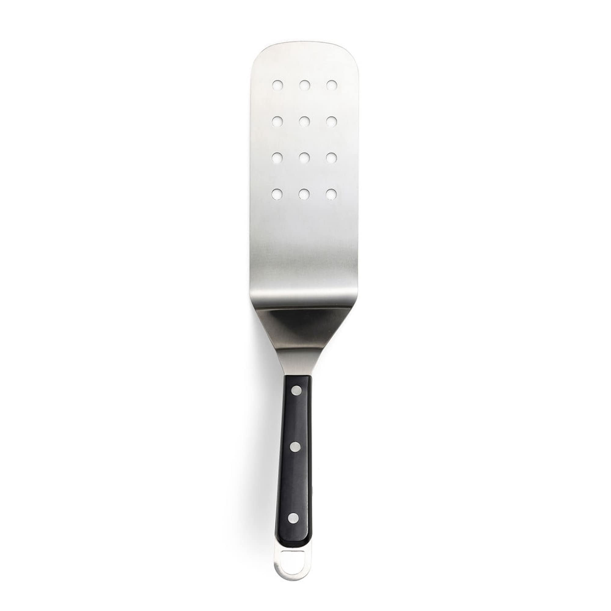 Fox Run Griddle Spatula Slotted, Stainless Steel, Silver, 14.76 X 2.95 X 3.35''