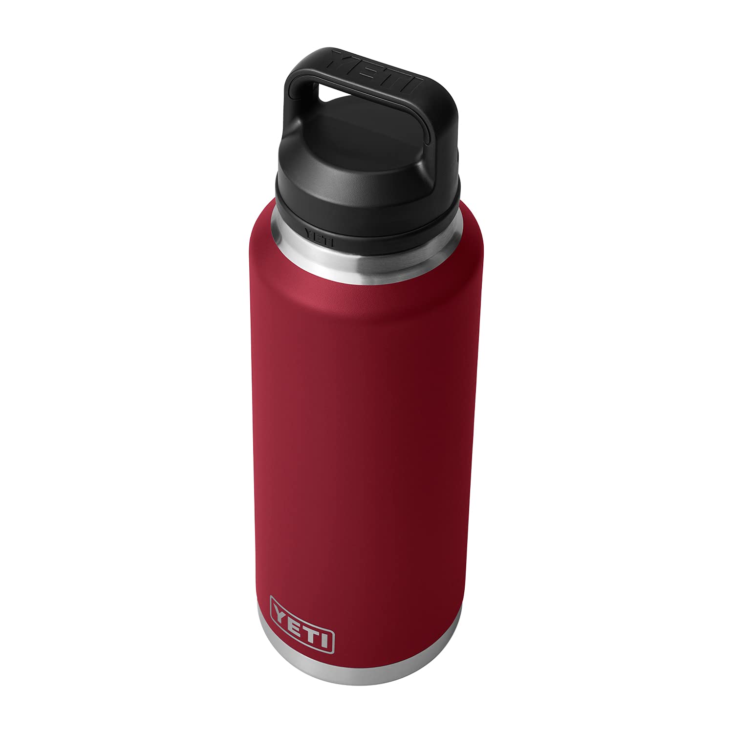 Yeti Rambler 46 Oz Bottle Retired Color, Vacuum Insulated, Stainless Steel With Chug Cap, Harvest Red