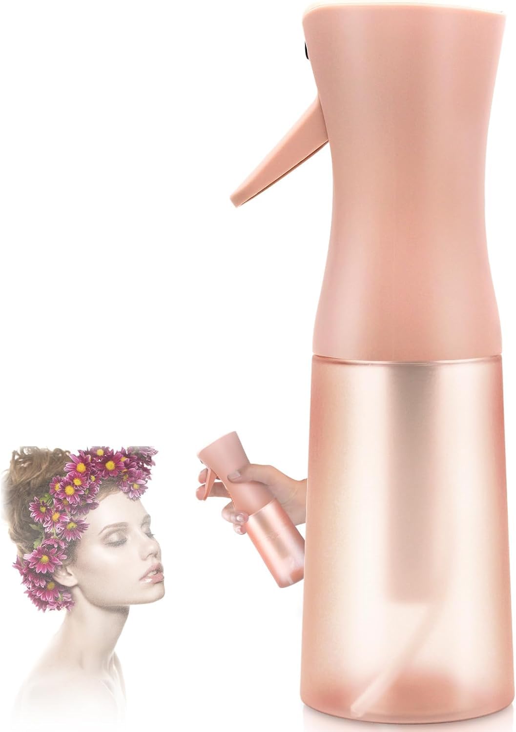 Xsbaihuo Water Spray Bottle For Hair - Spray Bottle, Fine Mist Spray Bottle For Hair, Ultra-Fine Continuous Spray Bottle For Ski