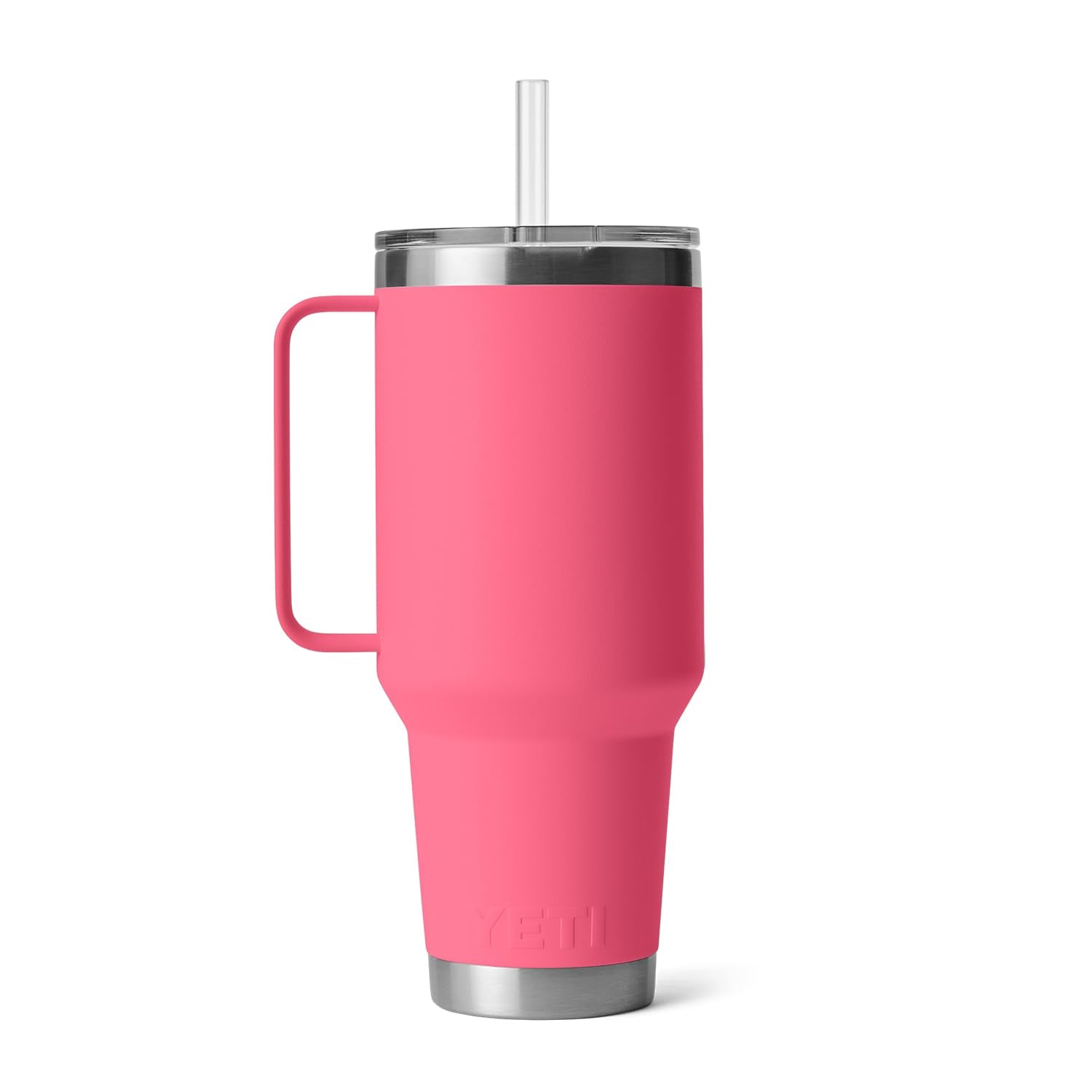 Yeti Rambler 42 Oz Straw Mug, Vacuum Insulated, Stainless Steel, Tropical Pink