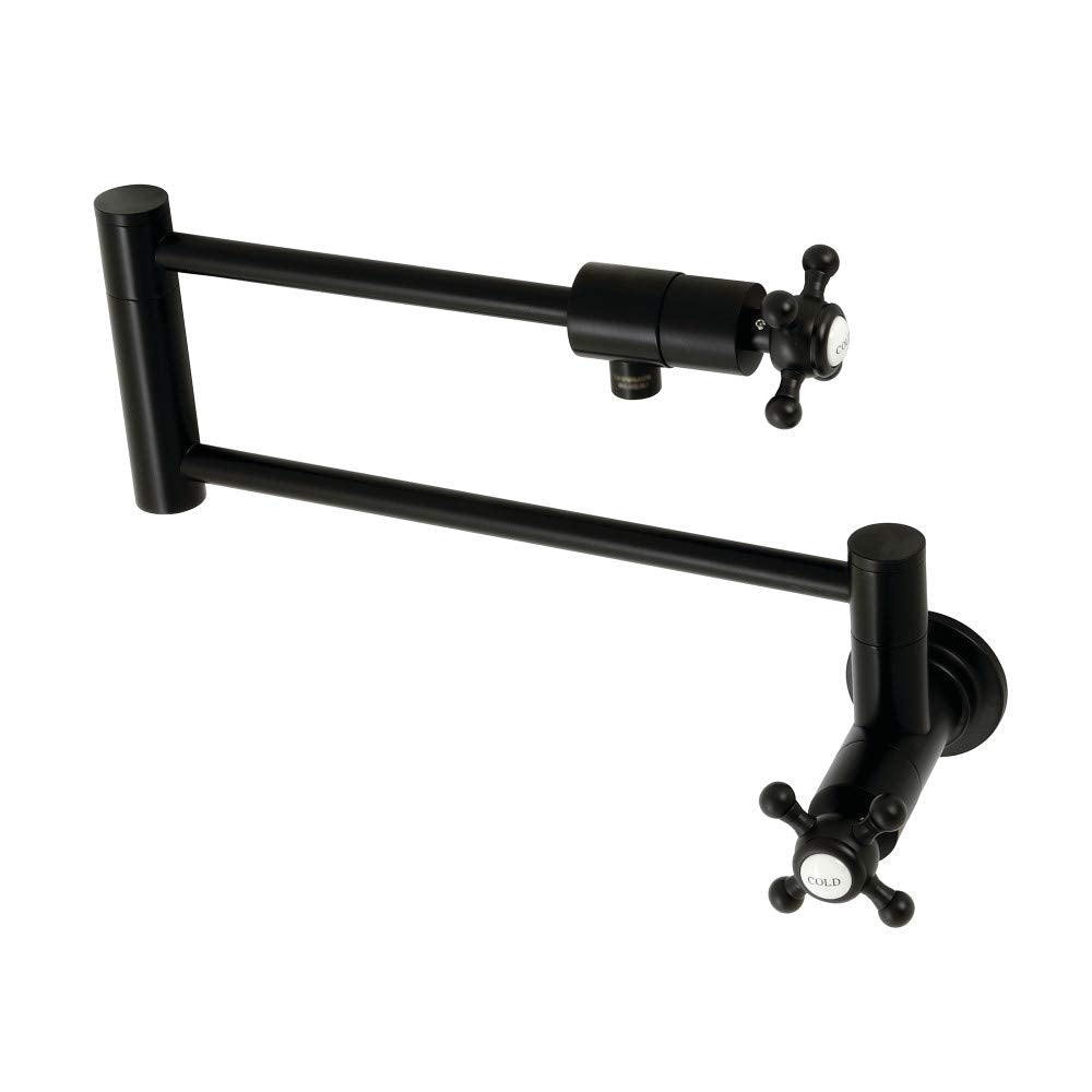 Kingston Brass Ks4100Bx Metropolitan Pot Filler, Matte Black