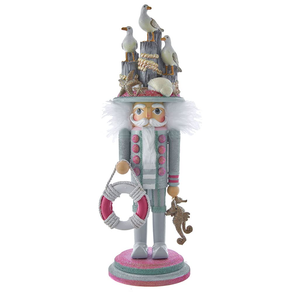 Hollywood Nutcrackers Hollywood Seagull Coastal Nutcracker, 18-Inch, Multicolored