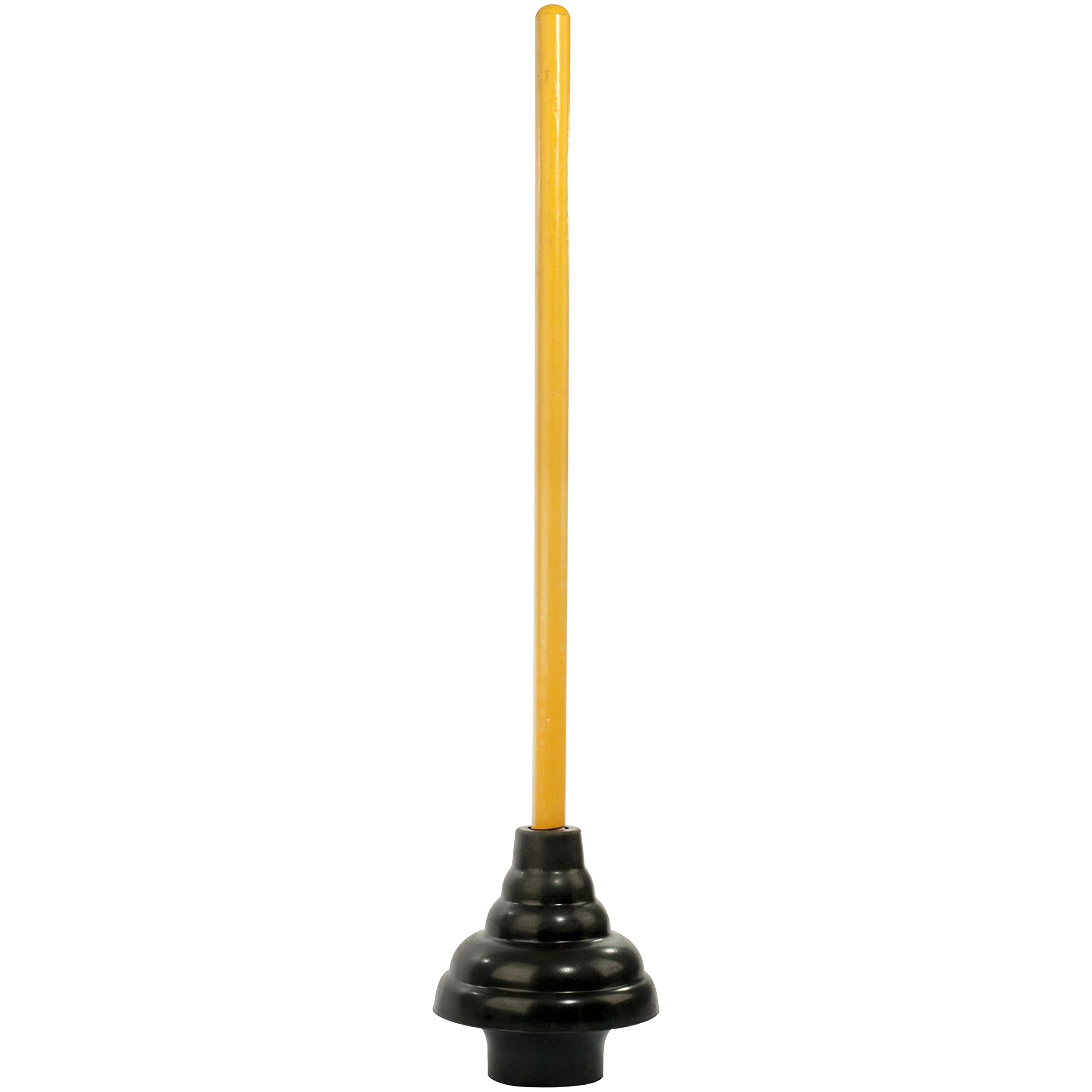 Ldr 512 3410A Heavy Duty Drain Handle Double Thrust Rubber Force Cup Removes Clogs For Bathrooms, Kitchens, Baths, Showers, Powe