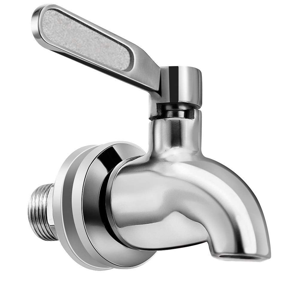 Vila Replacement Spigot For Beverage & Water Dispenser, Stainless Steel No-Rust Spout Faucet, Excellent Continuous Flow, Sturdy