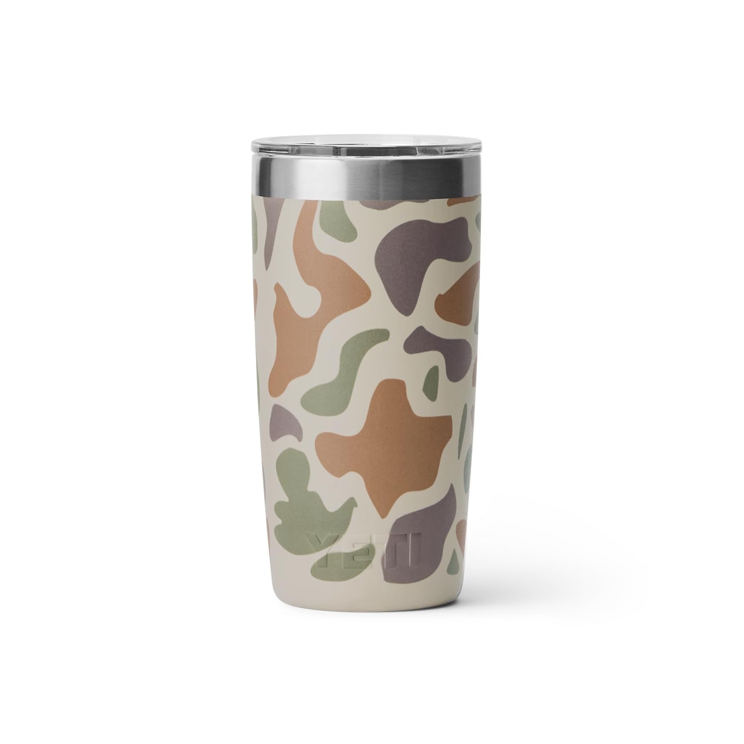 YETI Rambler 10 oz Tumbler, Stainless Steel, Vacuum Insulated, Tan Camo, Model 21071505446