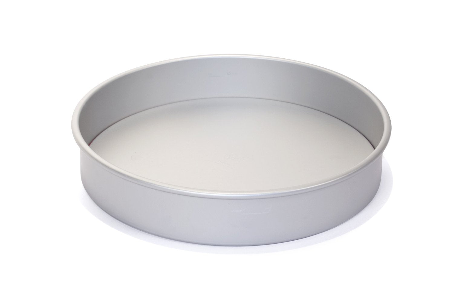 PushPan Round Aluminum Cake Pan, 12 x 2, Silver