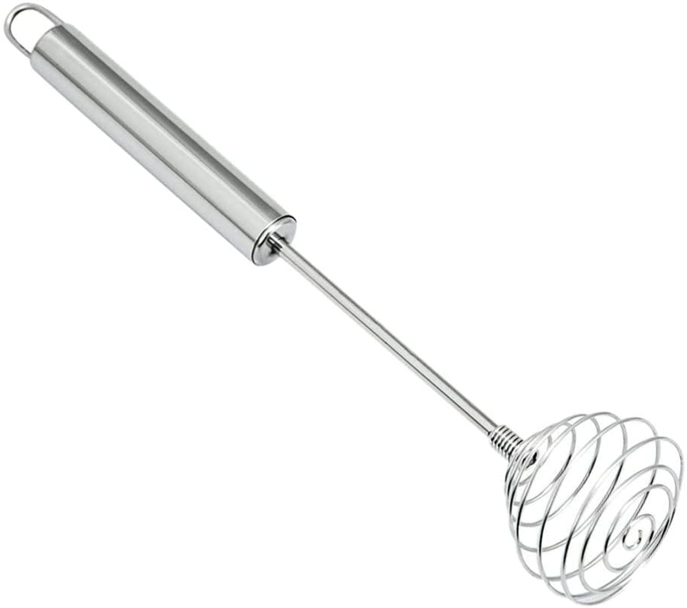 Henij 1 Pcs Kitchen Balloon Whisk, Stainless Steel Spring Egg Beater Milk Whipper For Blending, Whisking, Beating, Or Stirring