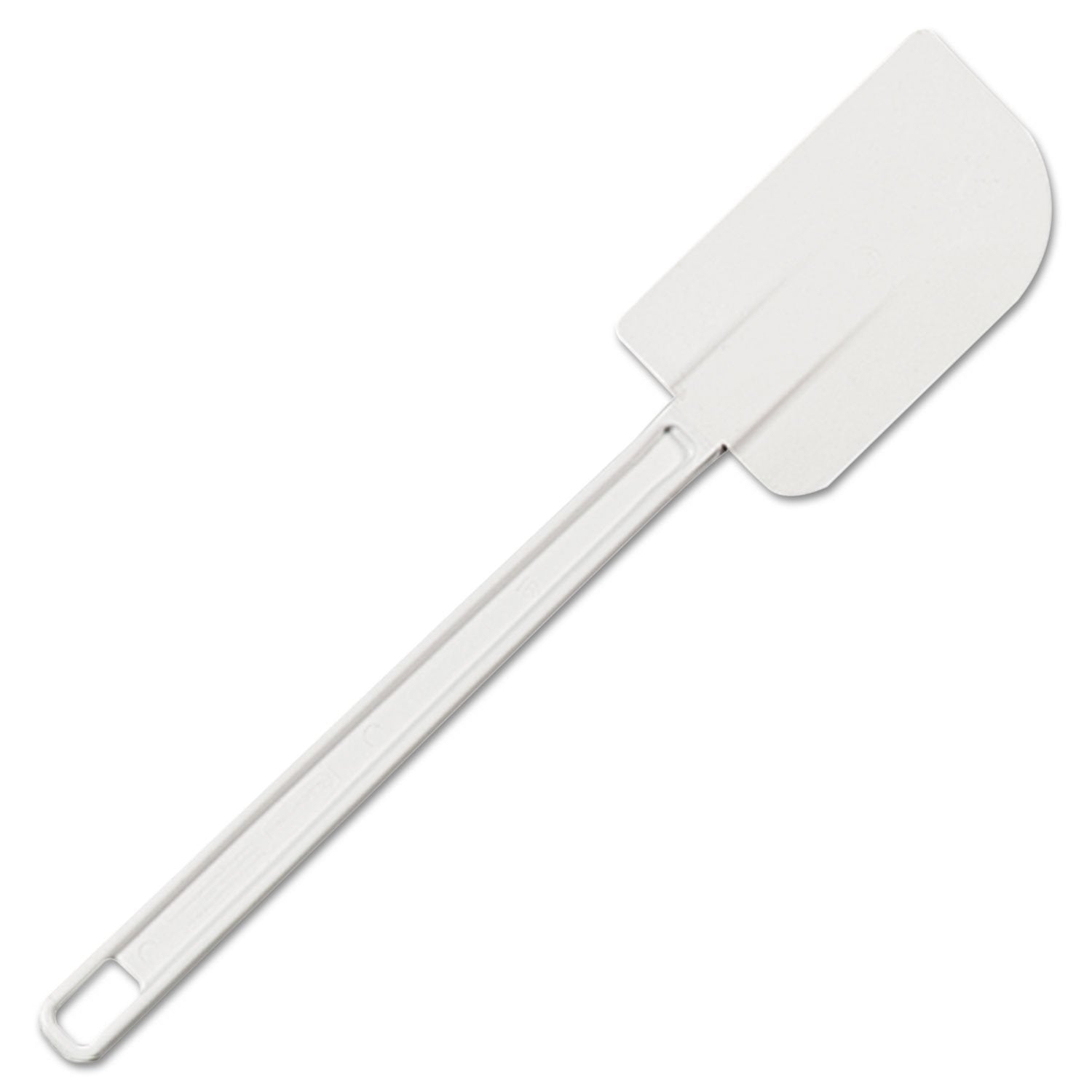 Rubbermaid Commercial Products Scraper Spatula/Food Scraper, 13.5-Inch, Dishwasher Safe, Heavy Duty Rubber Silicone Spatula For