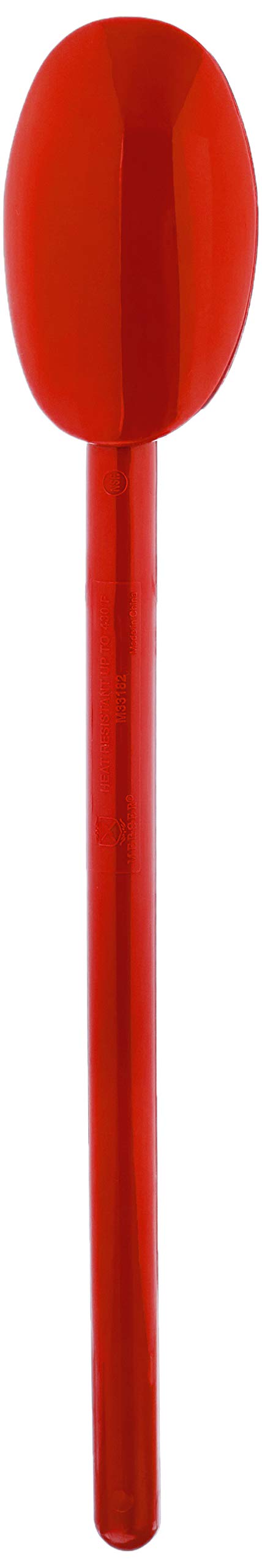 Mercer Culinary Hell'S Tools Hi-Heat Mixing Spoon, 12 Inch, Red