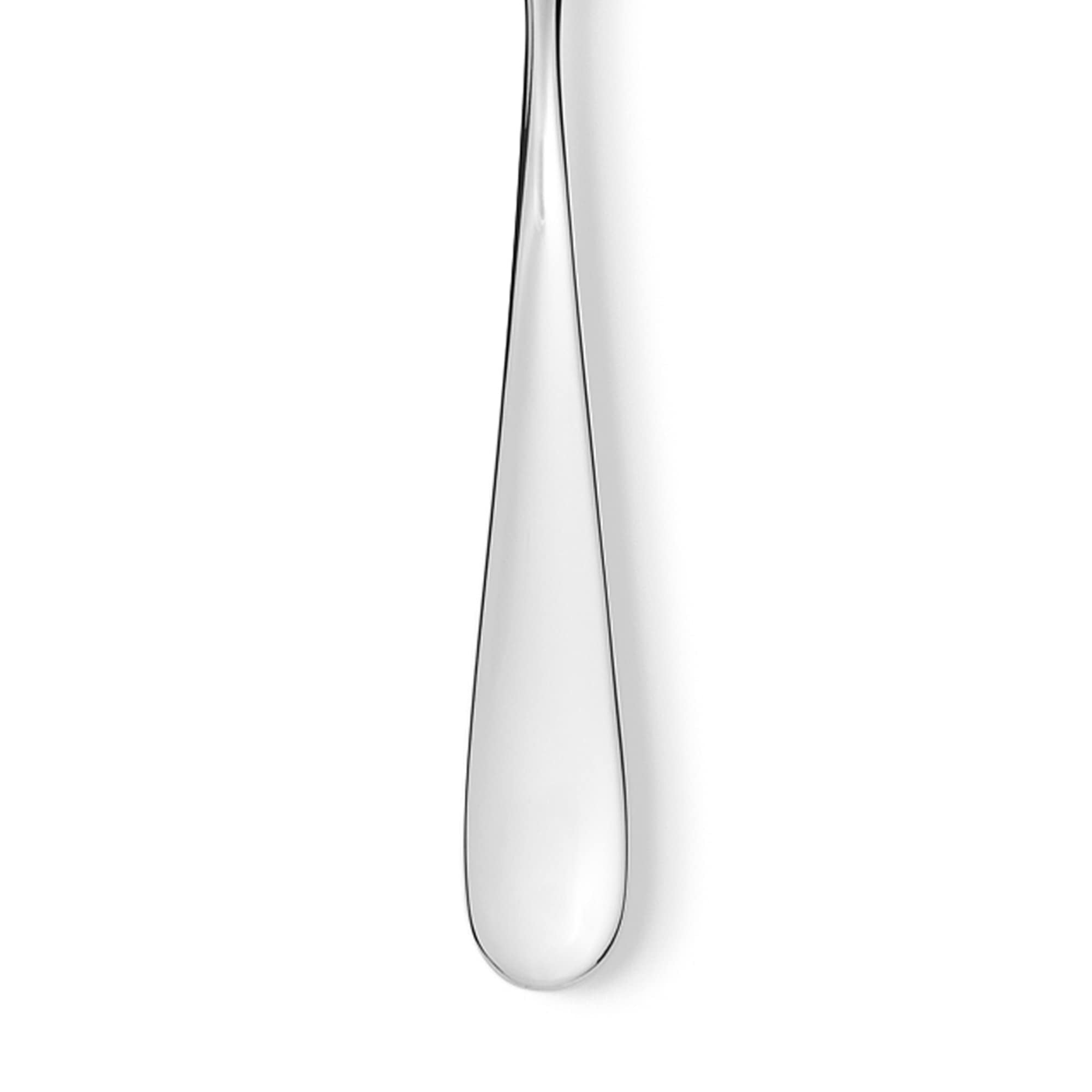 Alessi Nuovo Milano - Design Dessert Spoon Set, Stainless Steel, 6 Pieces