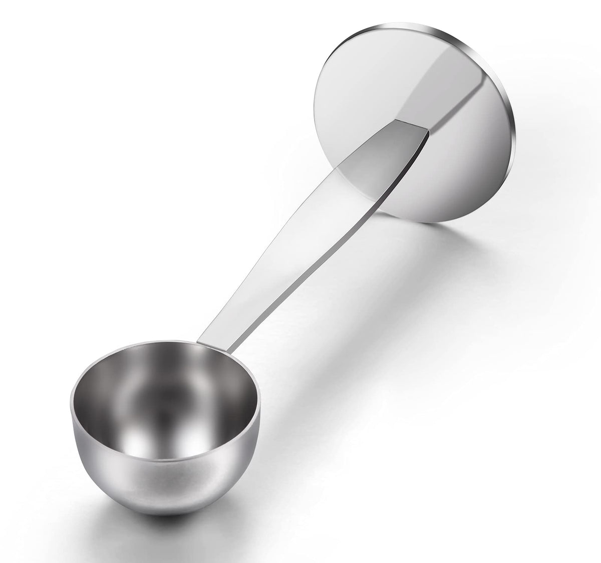 Willizter Two-In-One Stainless Steel Coffee Scoop Tamping Dual-Purpose Coffee Spoon Powder Hammer Tamper Multi Function Spoon Ho
