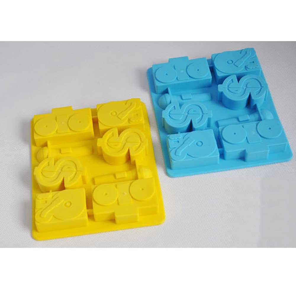 Cestony 3Pcs Hip Hop Dj Karaoke Boomboxsilicone Molds For Diy Ice Cube Fondant Biscuit Cookies Chocolate Dessert Decor